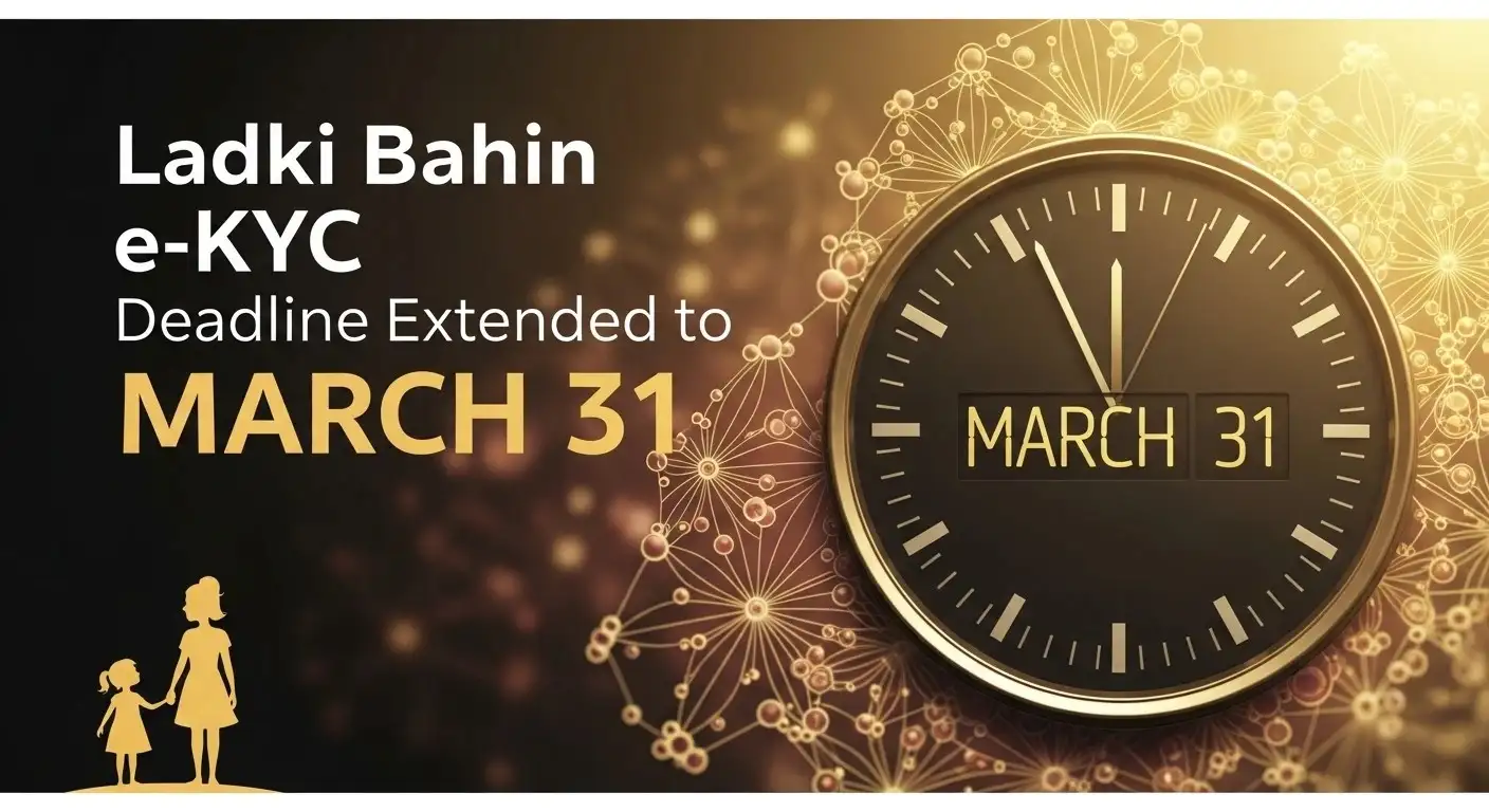 Ladki Bahin e-KYC Deadline Extended to March 31